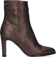 Notre-V 7436 Enkellaarsjes - Enkelboots - Dames - Brons - Maat 41