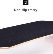 I Wannahave Skateboard - 31 x 7.6 Inch - 79 cm - Volwassenen en Kinderen - Max. Draagbaar 150KG Flash light deer