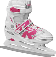 ROCES Kunstschaatsen verstelbaar JOKEY ICE 2.0 GIRL Wit/Roze 38-41