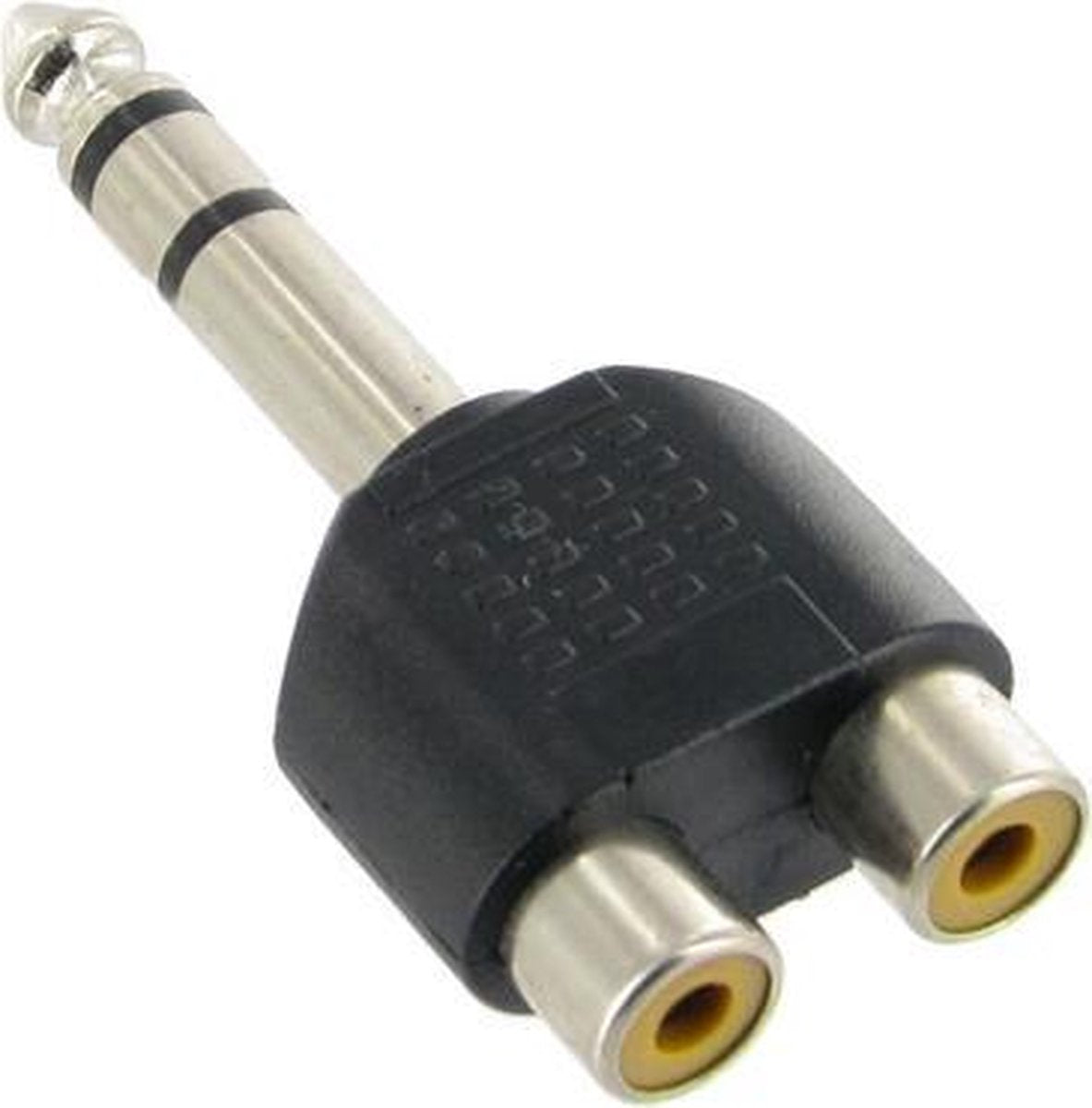 6.35MM Male naar Dual RCA Female Audio Adapter Microfoon Aansluiting | Premium Kwaliteit