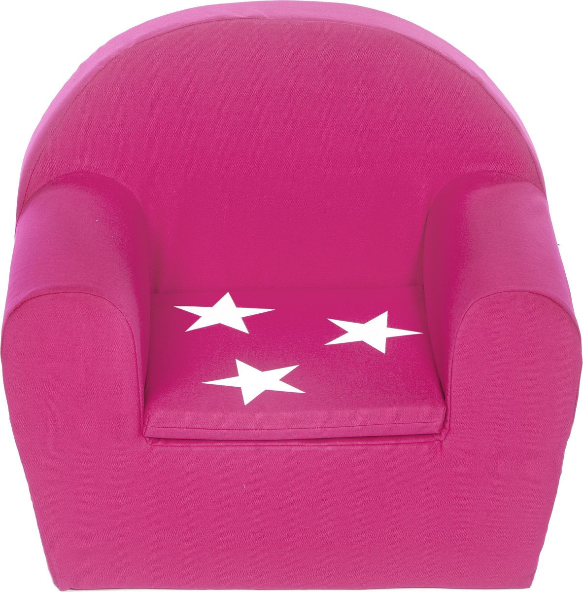 Peuterstoeltje-Kinderfauteuil Fuchsia+ster
