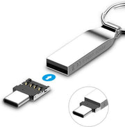 LUXWALLET O1 - OTG Macbook - Smartphone Adapter - Zet normale USB in TYPE C flashdrive - o.a. USB Sticks