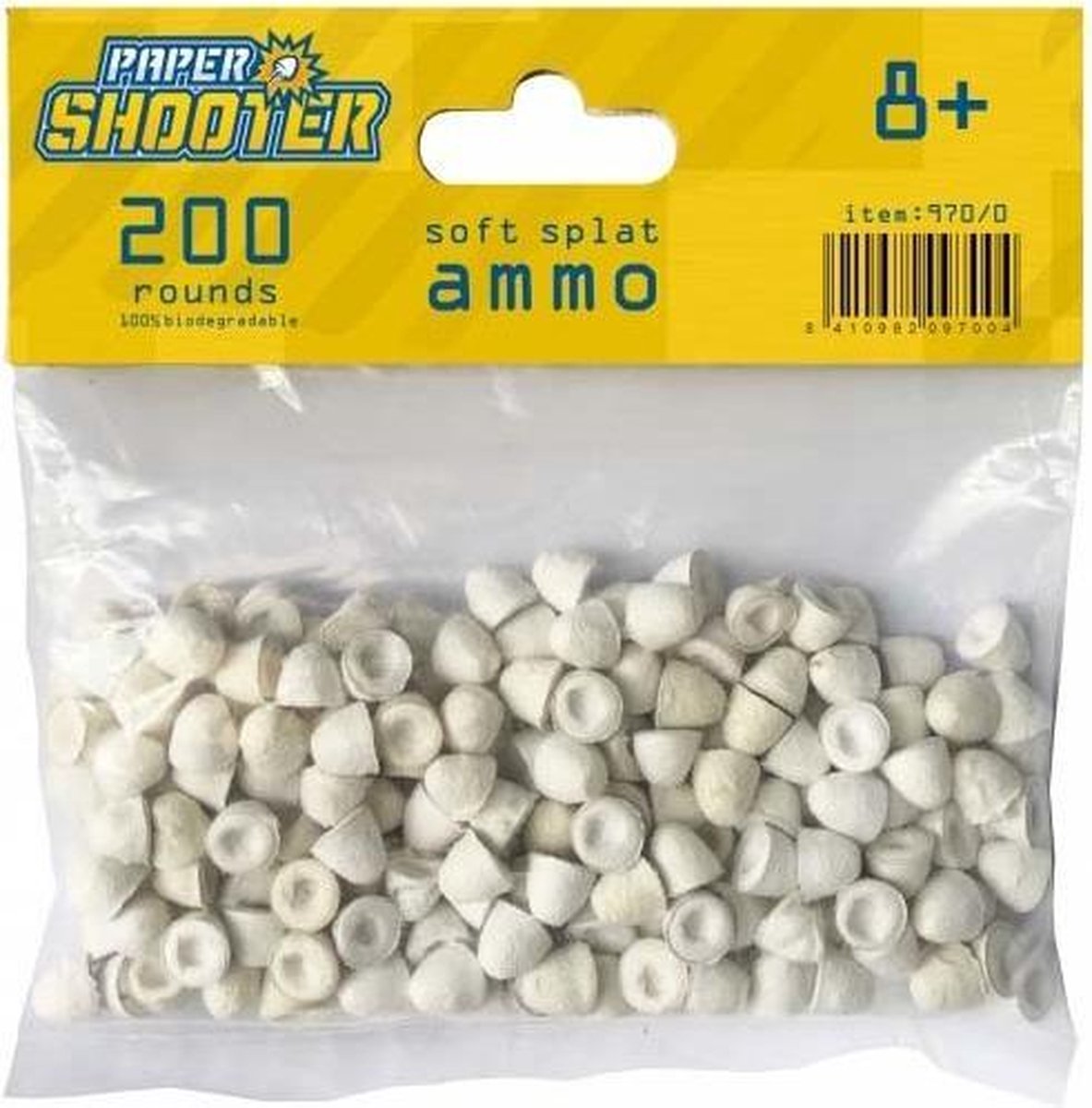 Gonher Navulpropjes Proppenschieter Wit 200 Stuks