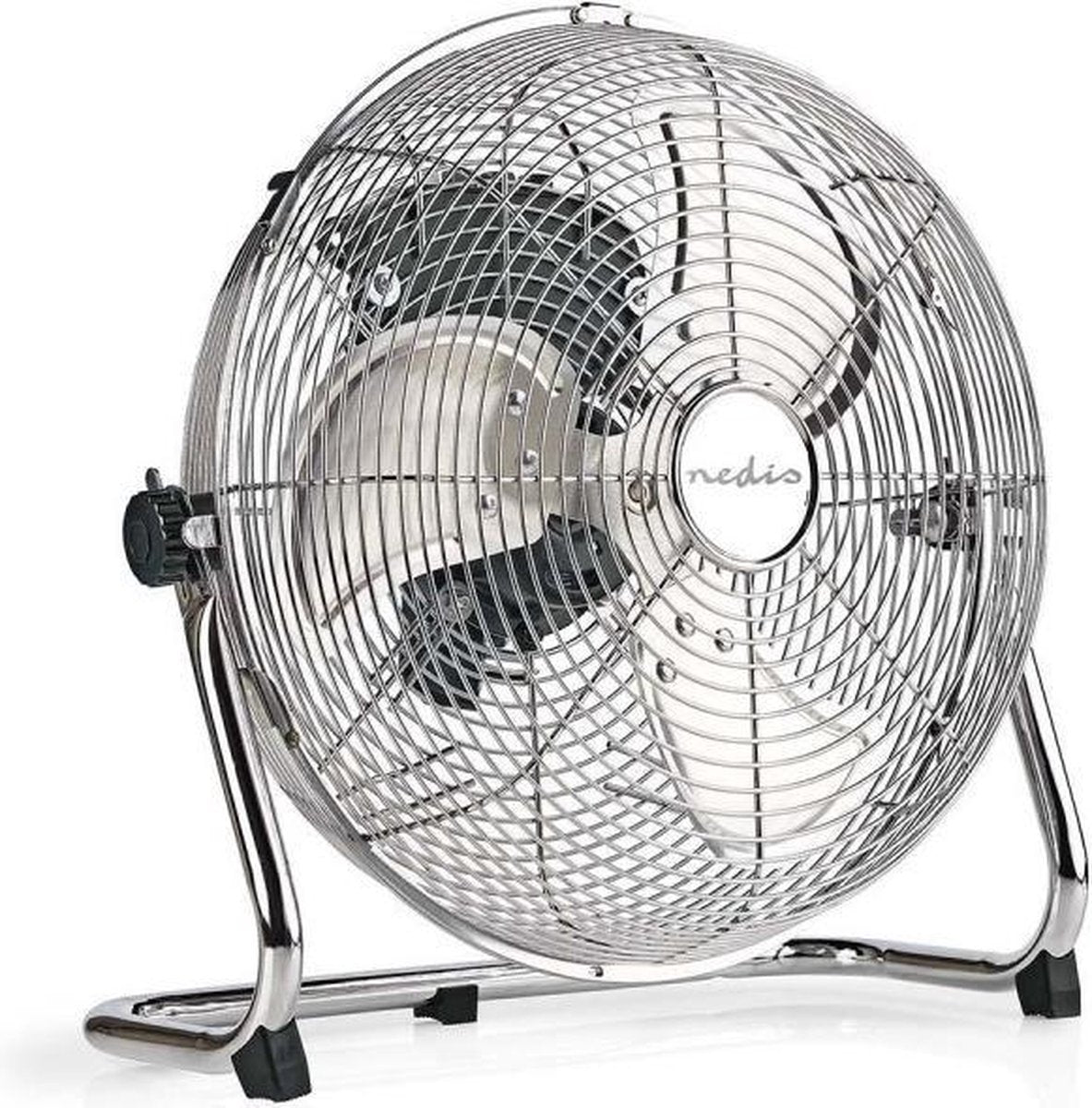 Vloerventilator | 30 cm | Aantal snelheden: 3 | Kantelbaar | Metaal