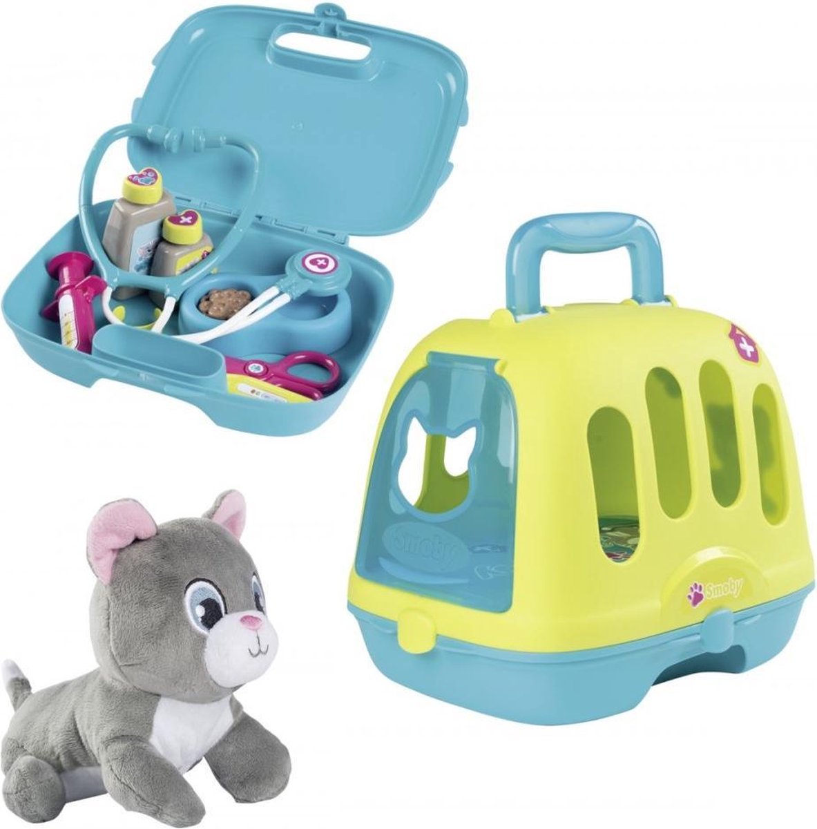 Smoby dierenarts speelset in koffer