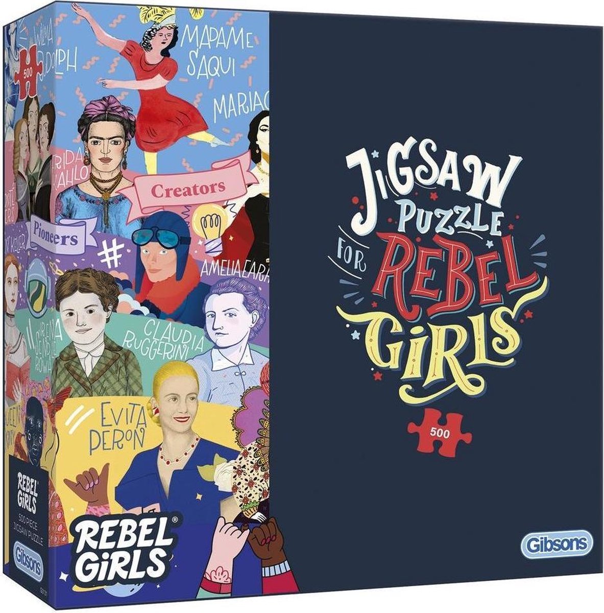 Gibsons puzzel Rebel Girls - 500 stukjes