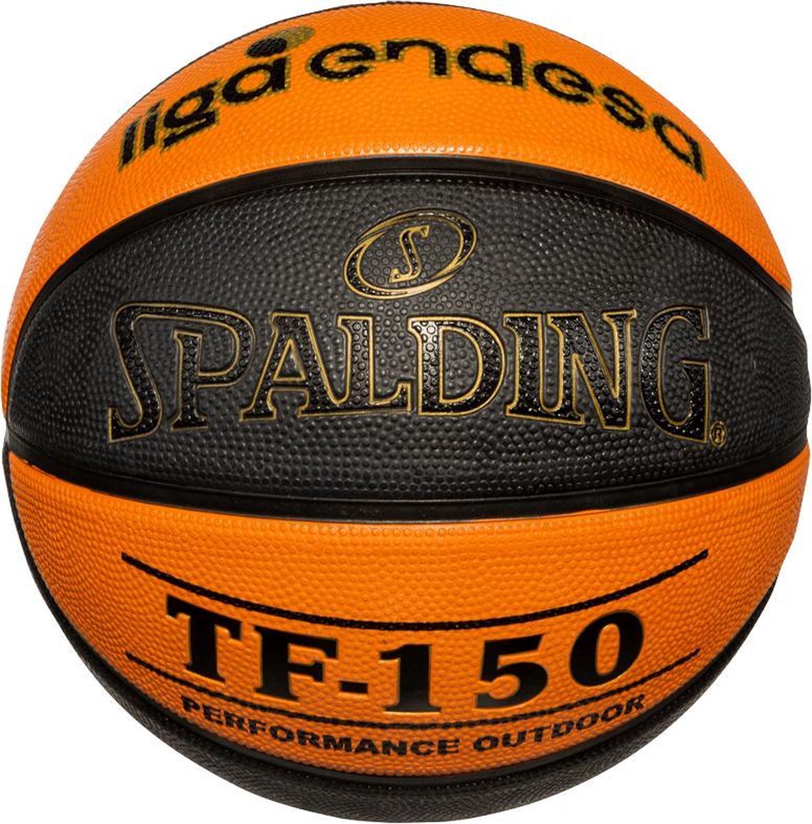 Spalding Basketbal LIGA ENDESA TF-150  Oranje Zwart Maat 5