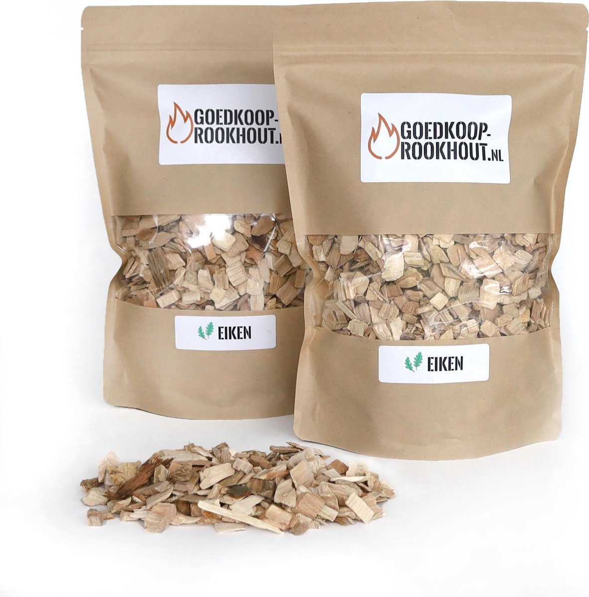 Eiken rooksnippers - 1 KG (4 liter)