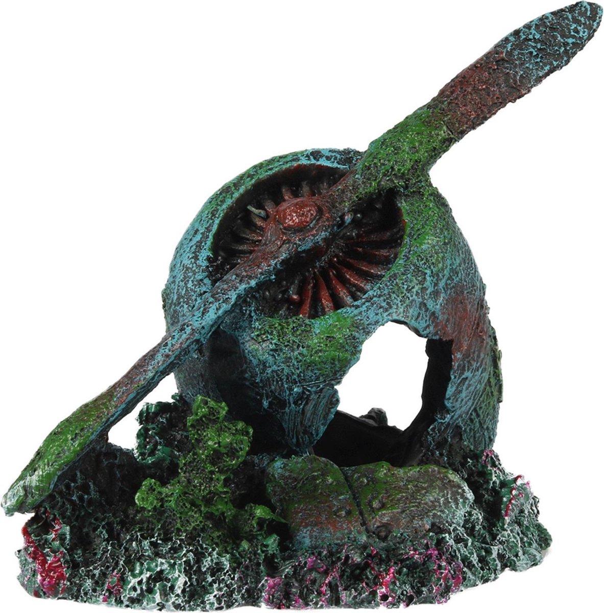 Vliegtuigmotor Aquarium ornament 12 x 9 x 10.7cm