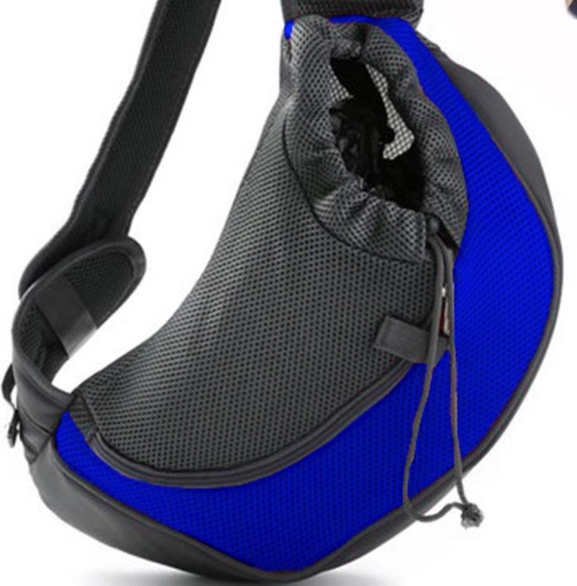 Honden Draagtas - Honden Draagzak - Honden Transporttas - Honden Reistas - Pet Carrier Draagtas - Buikdrager - Schoudertas Hond - Draagbare Reistas Hond - Nylon - Donker Blauw - Voor Kleine Honden/Puppies - 38x20x10cm