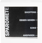Spaarpot 15*5*15 cm Wit | 6H1821 | Clayre & Eef