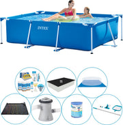 Intex Frame Pool Rechthoekig 220x150x60 cm - Zwembad Comfort Pakket