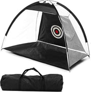 Firsttee  Chippingnet - 200 x 140 CM - MET Opbergtas - Hoogwaardige KWALITEIT - Net - Oefennet - Chipping - Golf accessoires - Cadeau - Golftrainingsmateriaal - Golfballen - Golfnetten - Voor in de tuin - Trainingsmaterialen - Mat - Golfnet - Golfmat