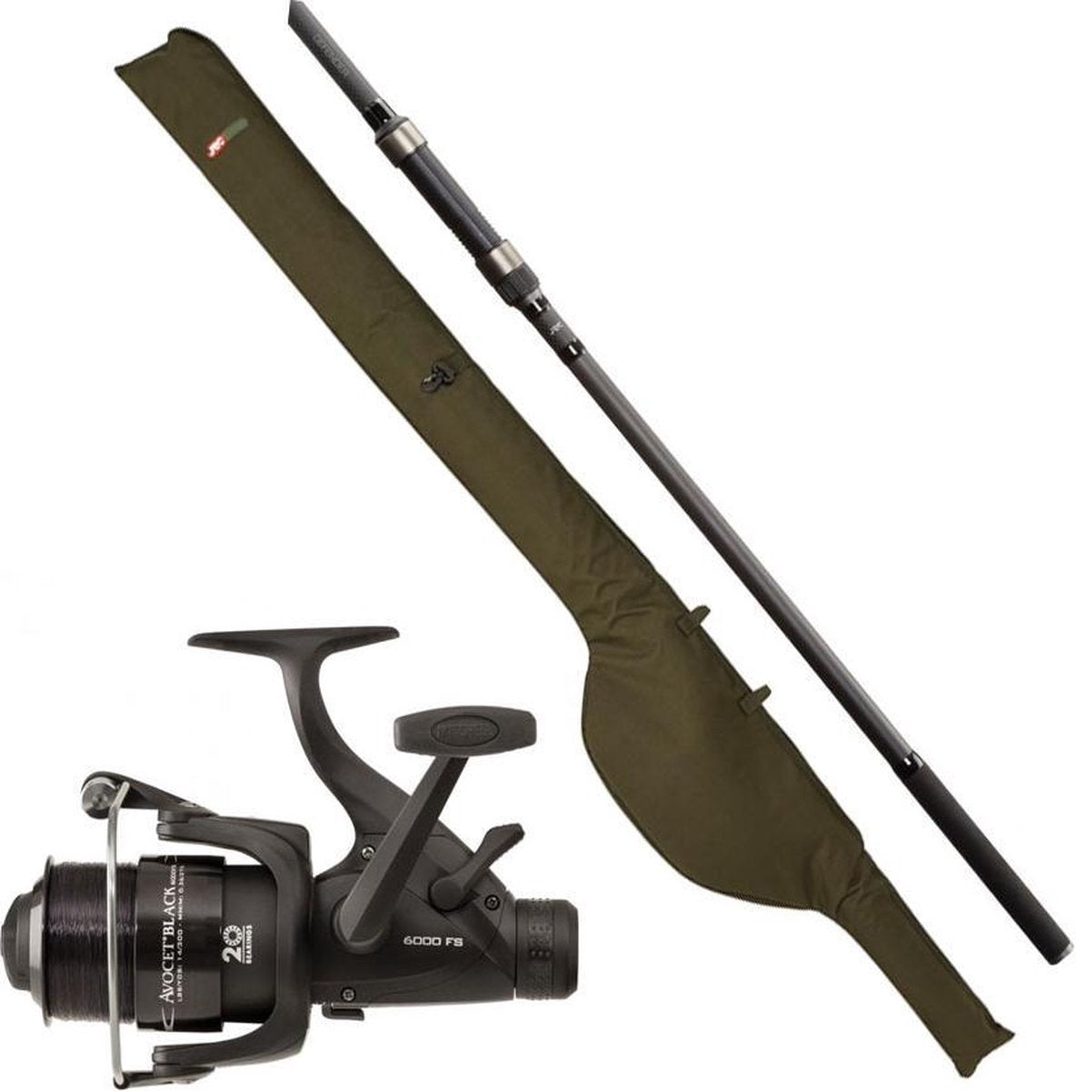JRC Defender Combo - 12ft - 3lb - Karperset - Groen