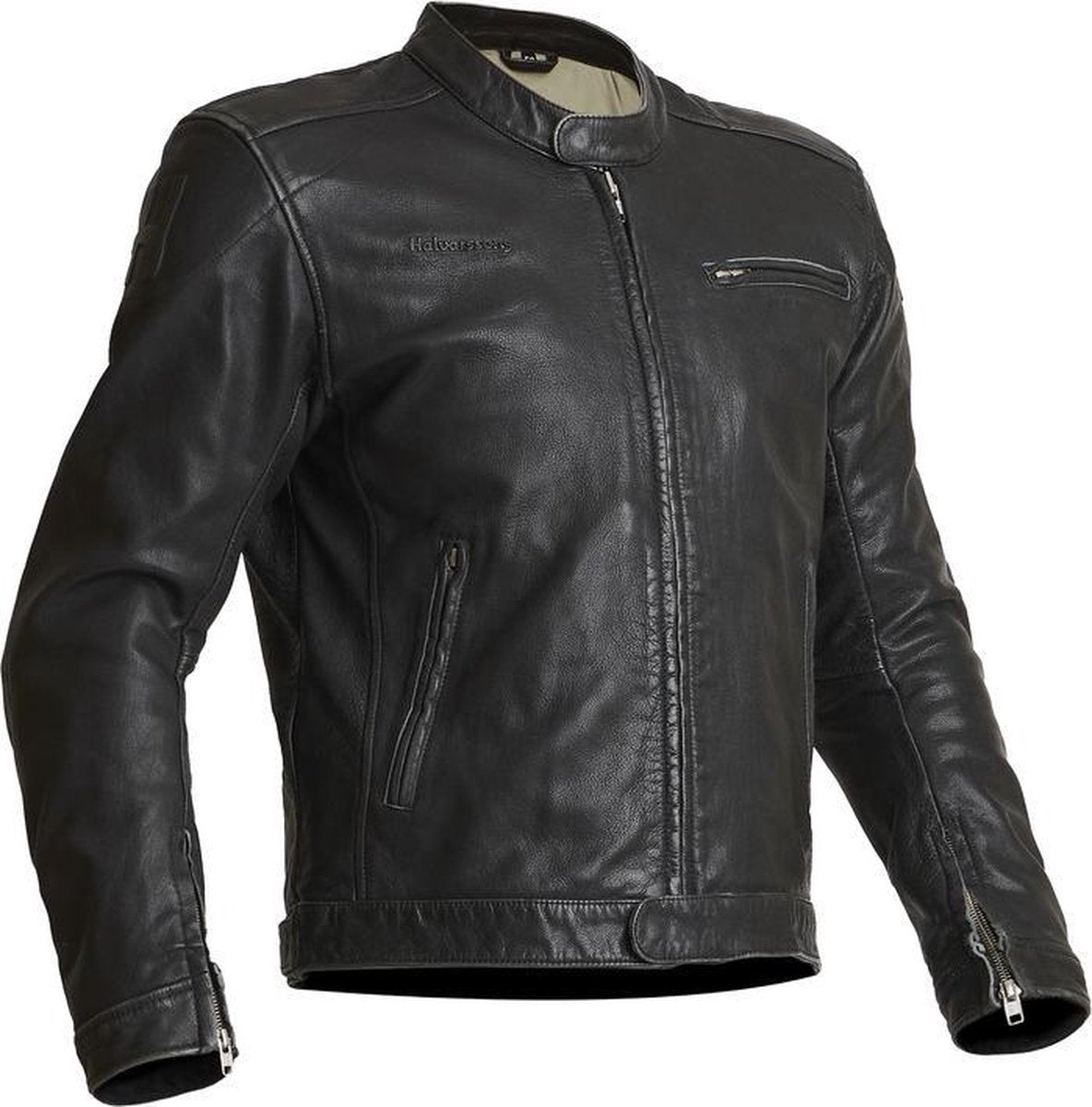 Halvarssons leren motorjack Idre zwart 60