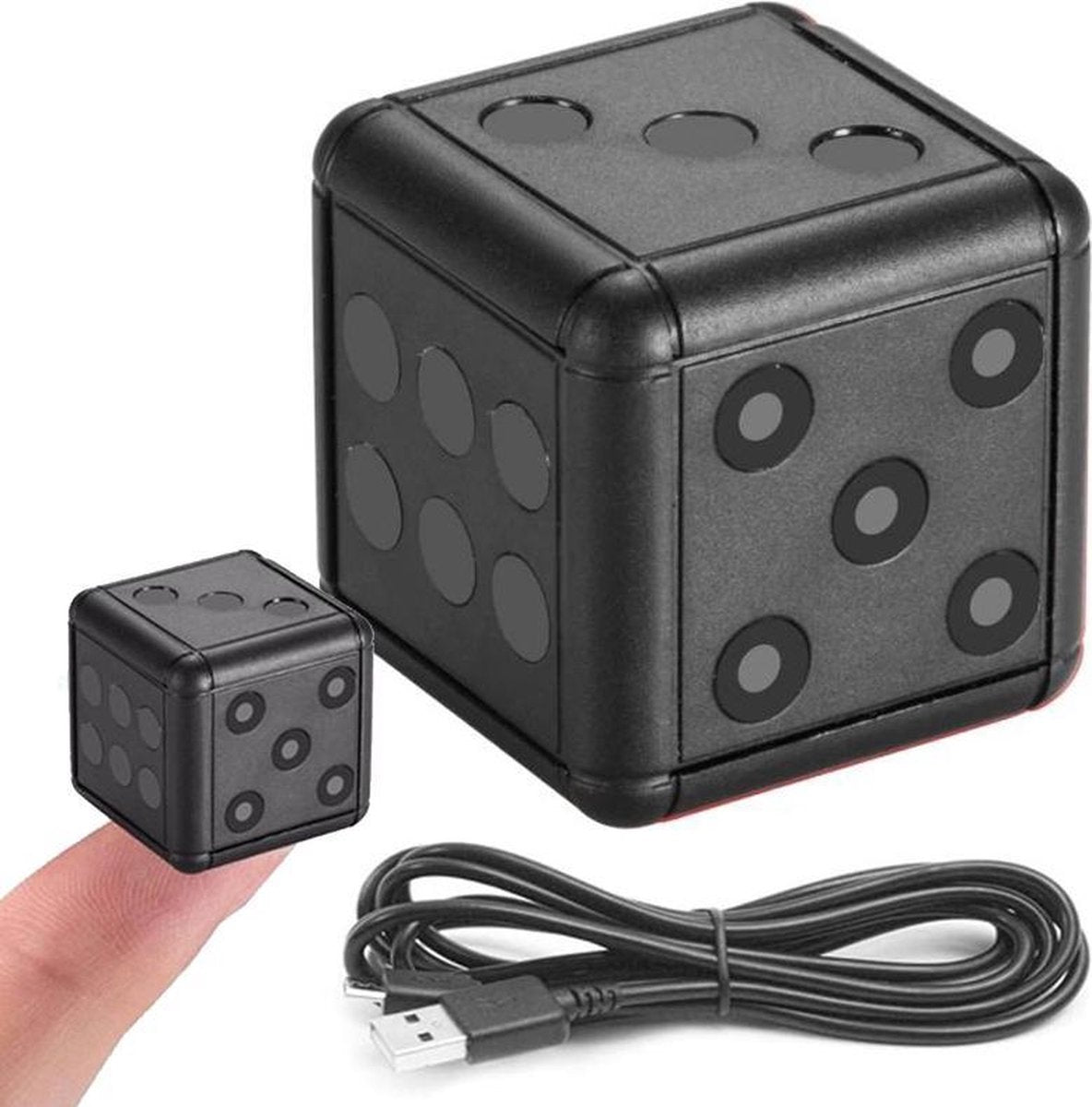 Mini Spy Cam Full HD 1080P DV Action Camera Dashcam Dobbelsteen - Nederlandstalige Handleiding