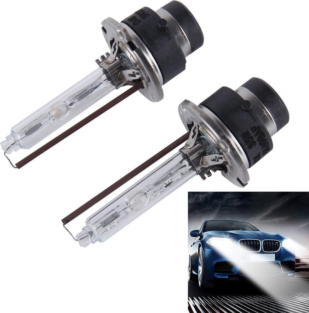 2 STUKS D4S 35W 3900 LM 5500K HID-lampen Xenon-lampen