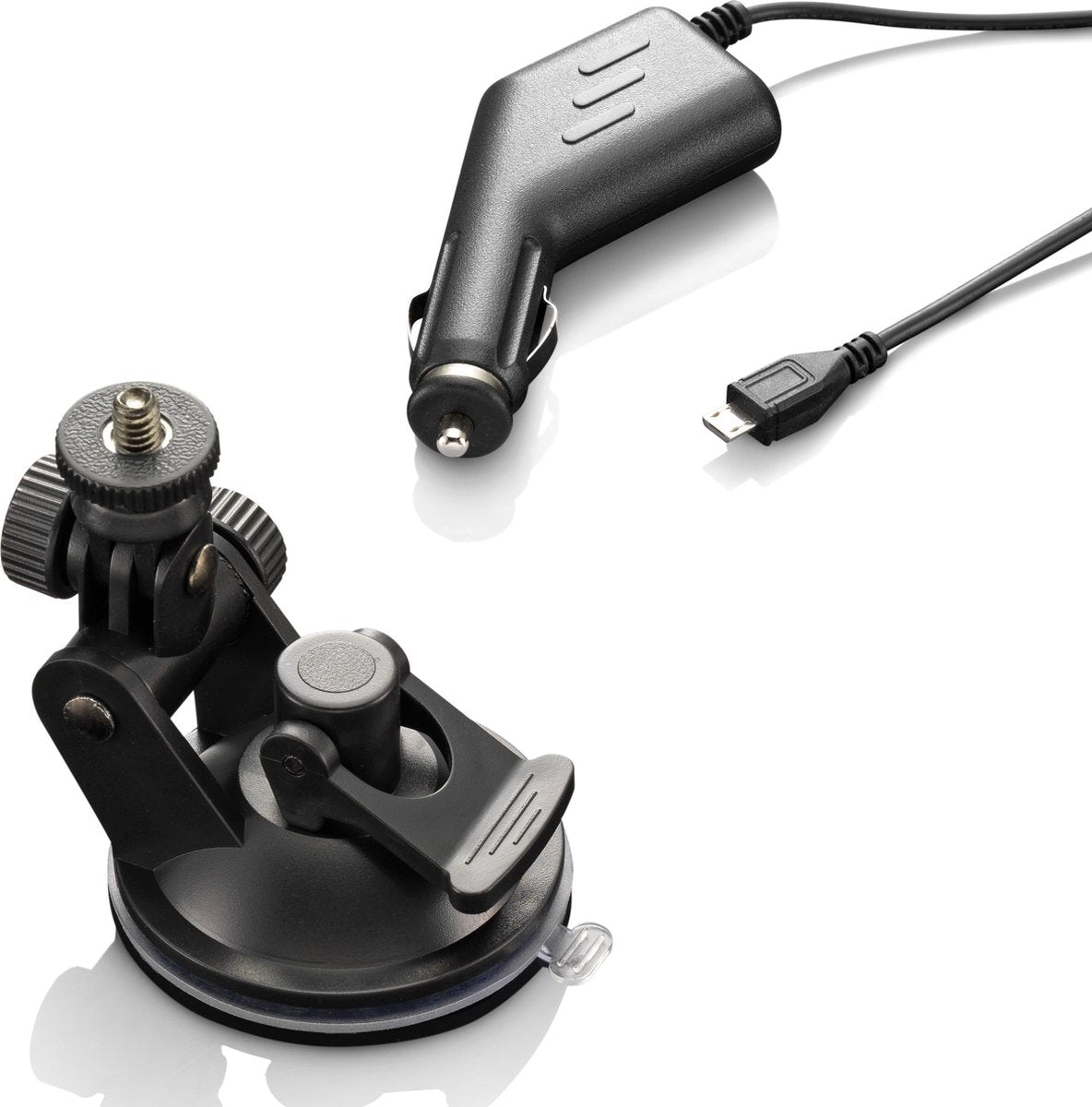 Lenco ACC-C Auto - Zwart oplader voor mobiele apparatuur