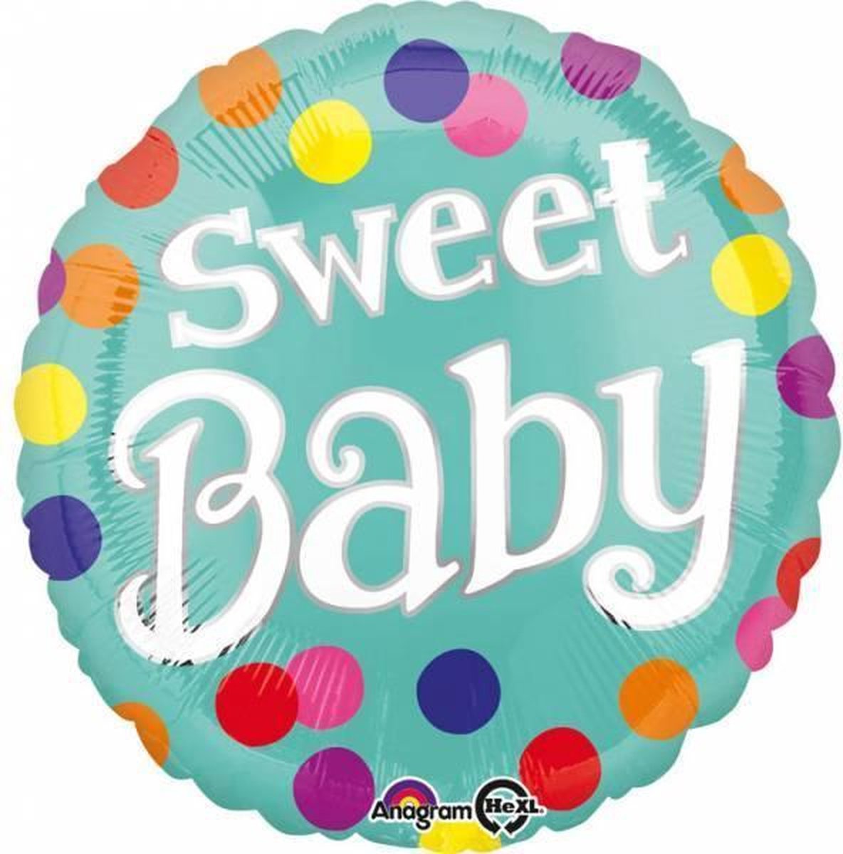 Helium Ballon Sweet Baby 43cm leeg