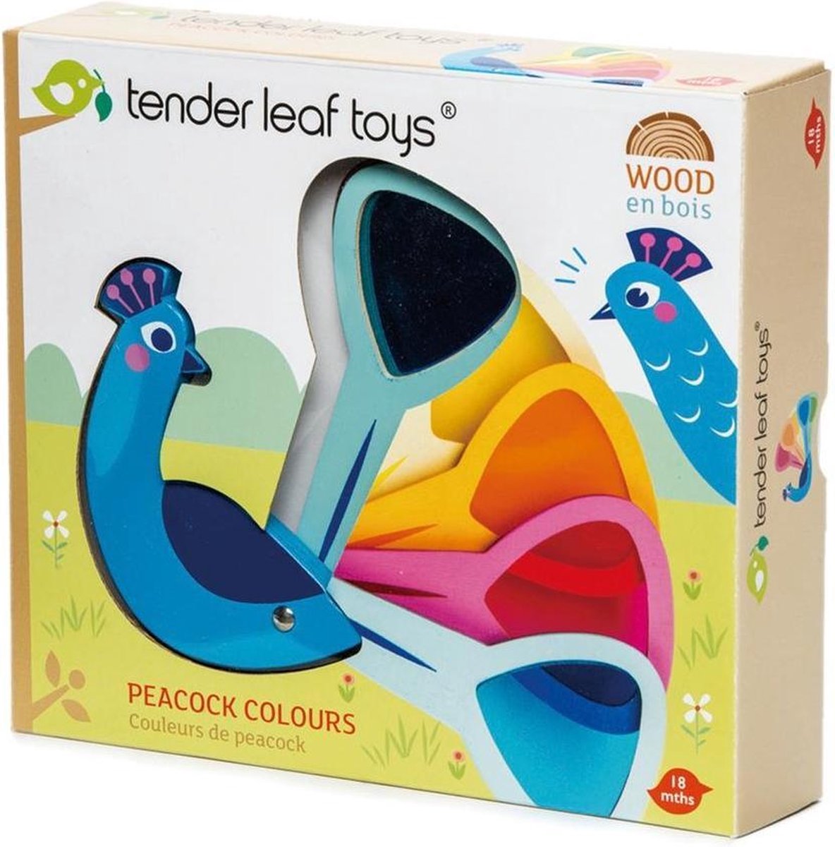 Tender Toys Pauw Kleuren Speelattribuut Junior
