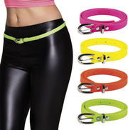 12 stuks: Riem in 4 neon kleuren - assorti - 100x1