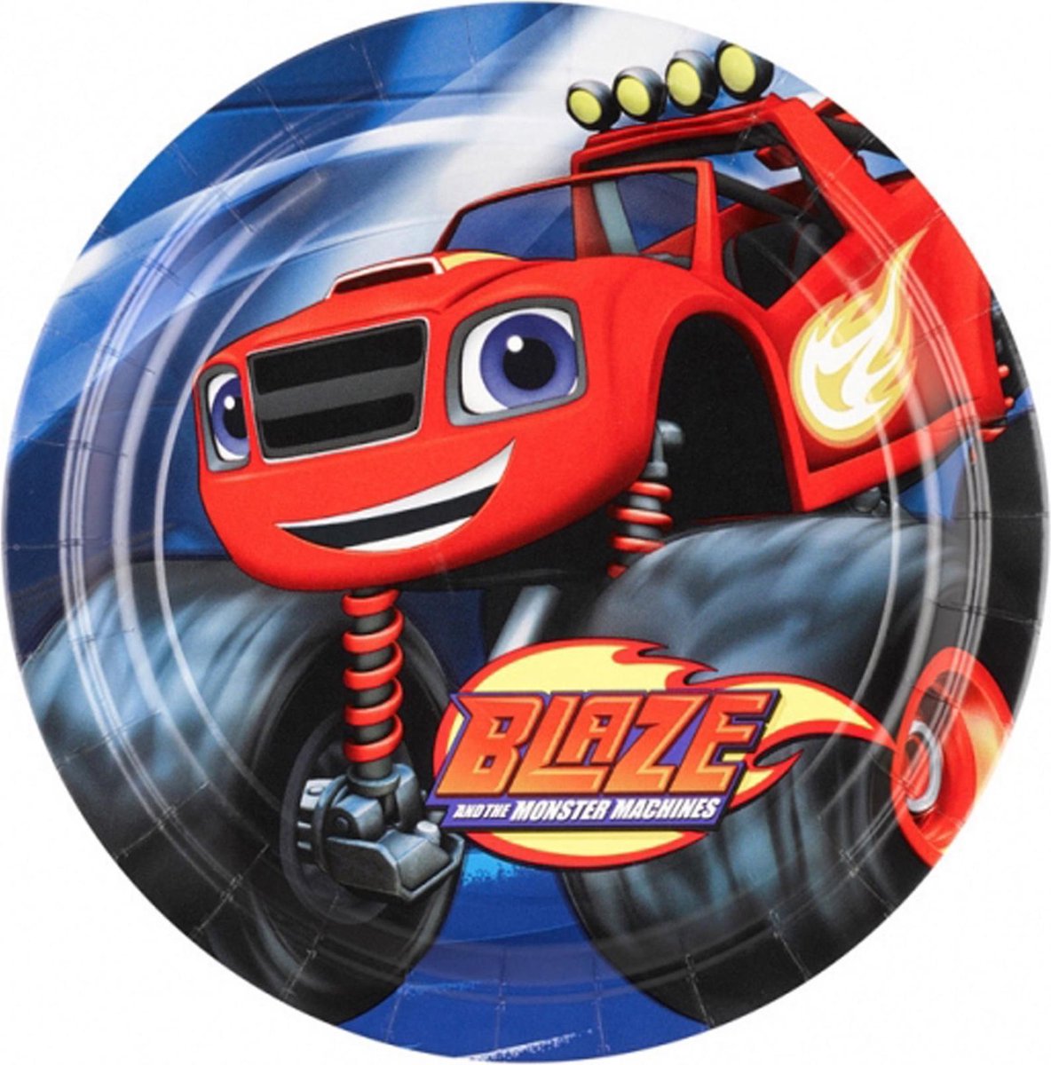 Blaze en de Monsterwielen Borden 23cm 8 stuks