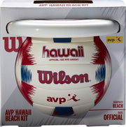 Wilson AVP Hawaii Kit - rood/wit - maat 5