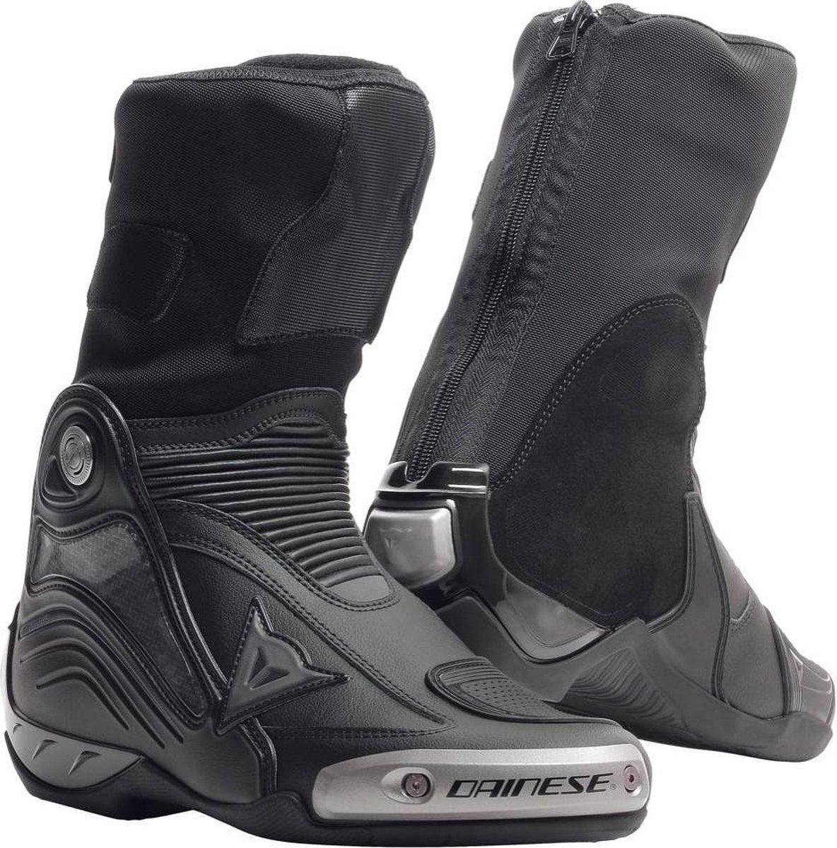Dainese Axial D1 Black White Lava Red Motorcycle Boots 41