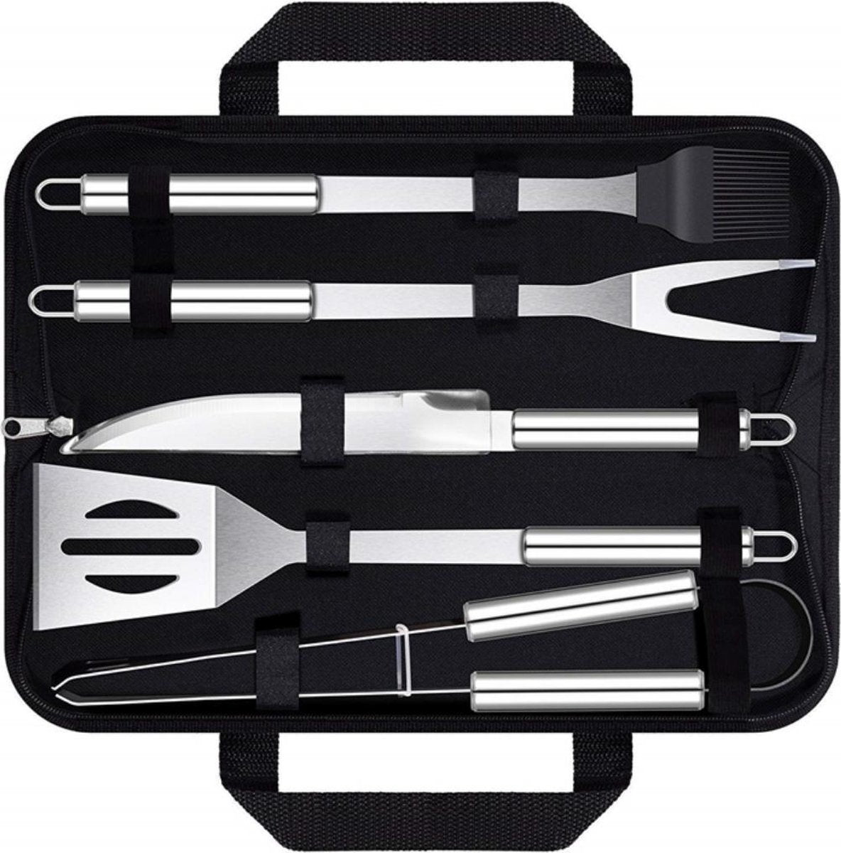 CRYTIVE - BBQ Accessoires - BBQ Gereedschap - Voordeelpakket BBQ Accessoires + Meegeleverde Tas