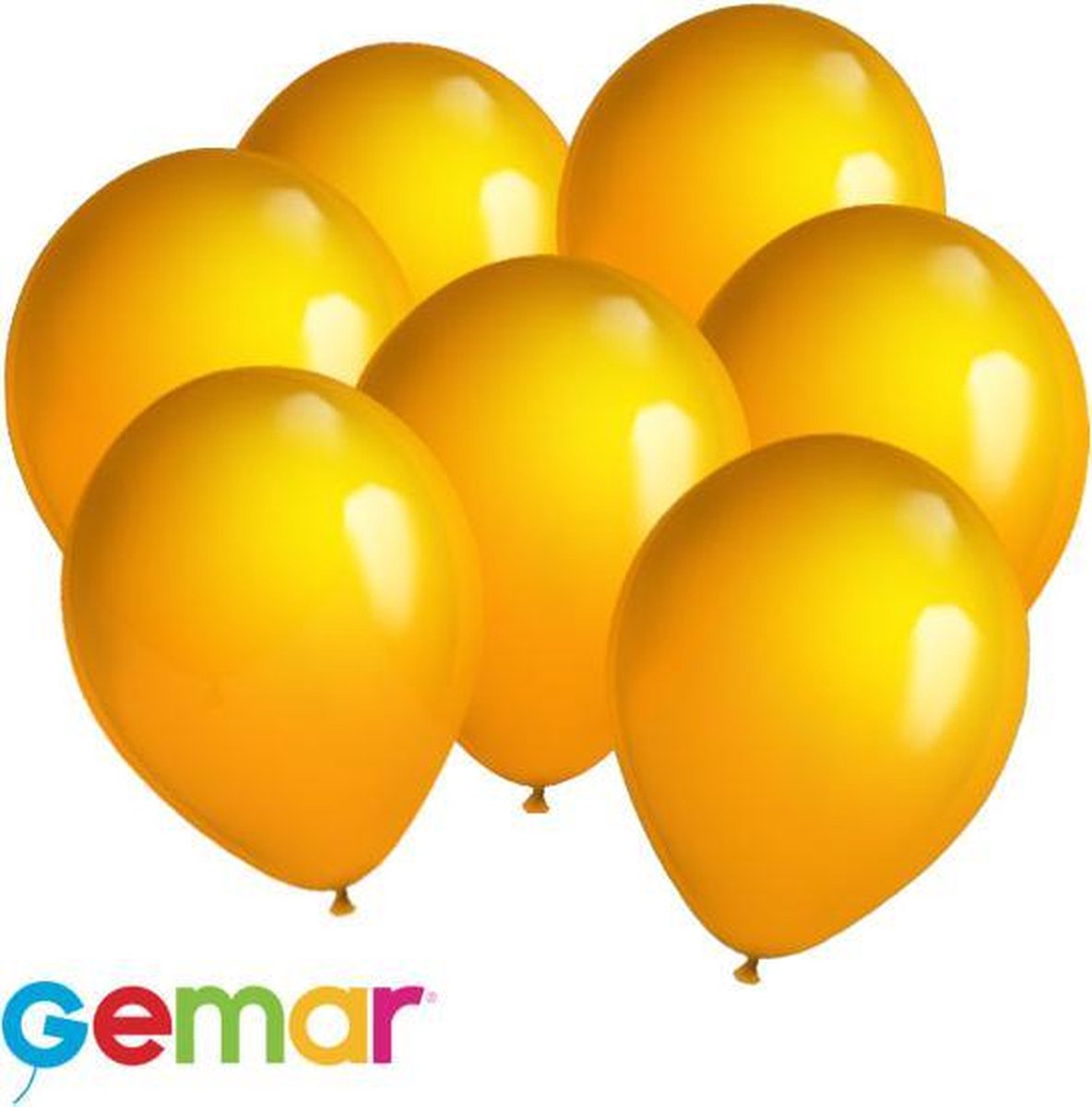 30x ballonnen Halloween Oranje (Ook geschikt voor Helium)