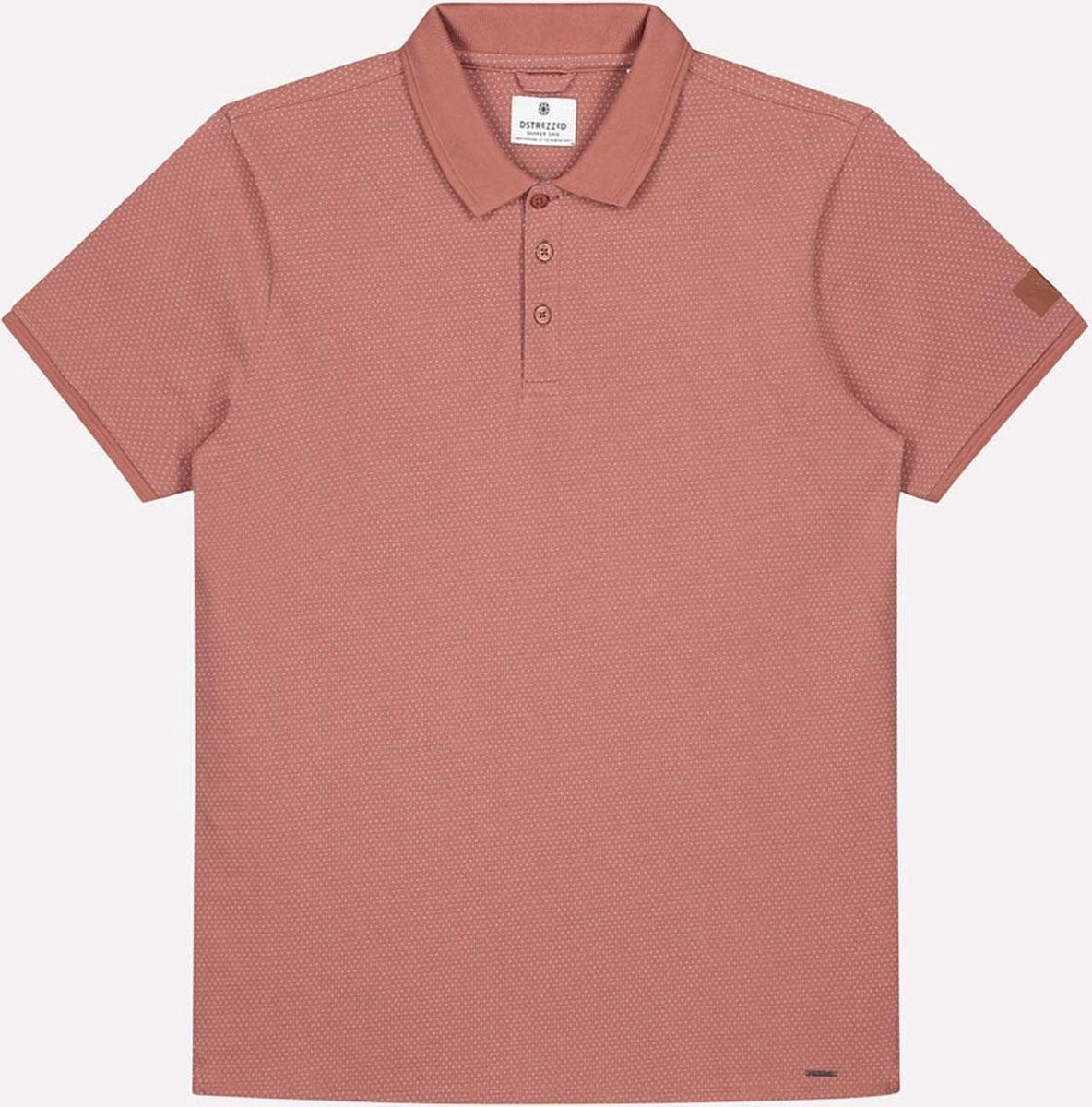 Dstrezzed Korte Mouw Polo Mini Dot Roze (202548 - 434)