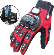 Motorhandschoenen - Rood - Handschoenen Motor & Scooter - Maat XL - Touchscreen - Bescherming