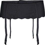 LingaDore - Daily Lace Jarretelgordel Zwart - maat L - Zwart