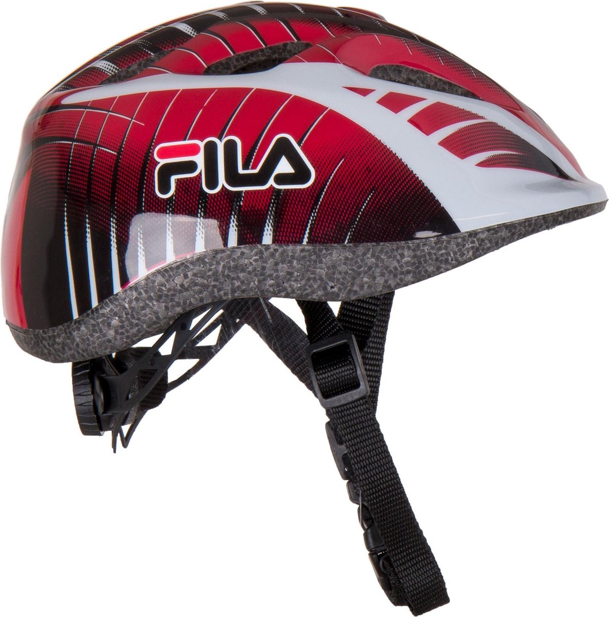 Fila Helm - Rood/zwart - 47-51 cm - XS