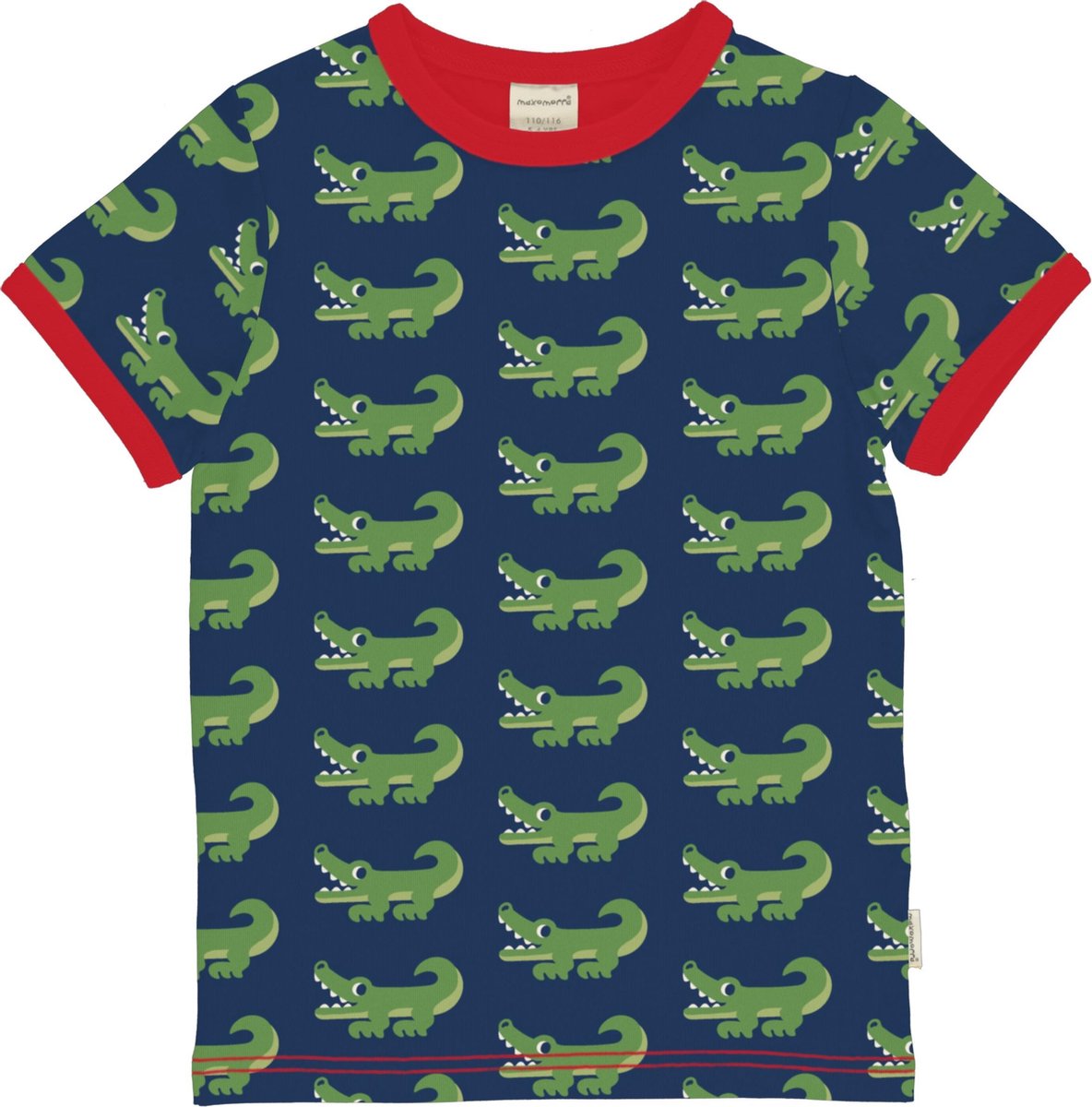 Maxomorra |CROCODILE| T-shirt Maat 86/92