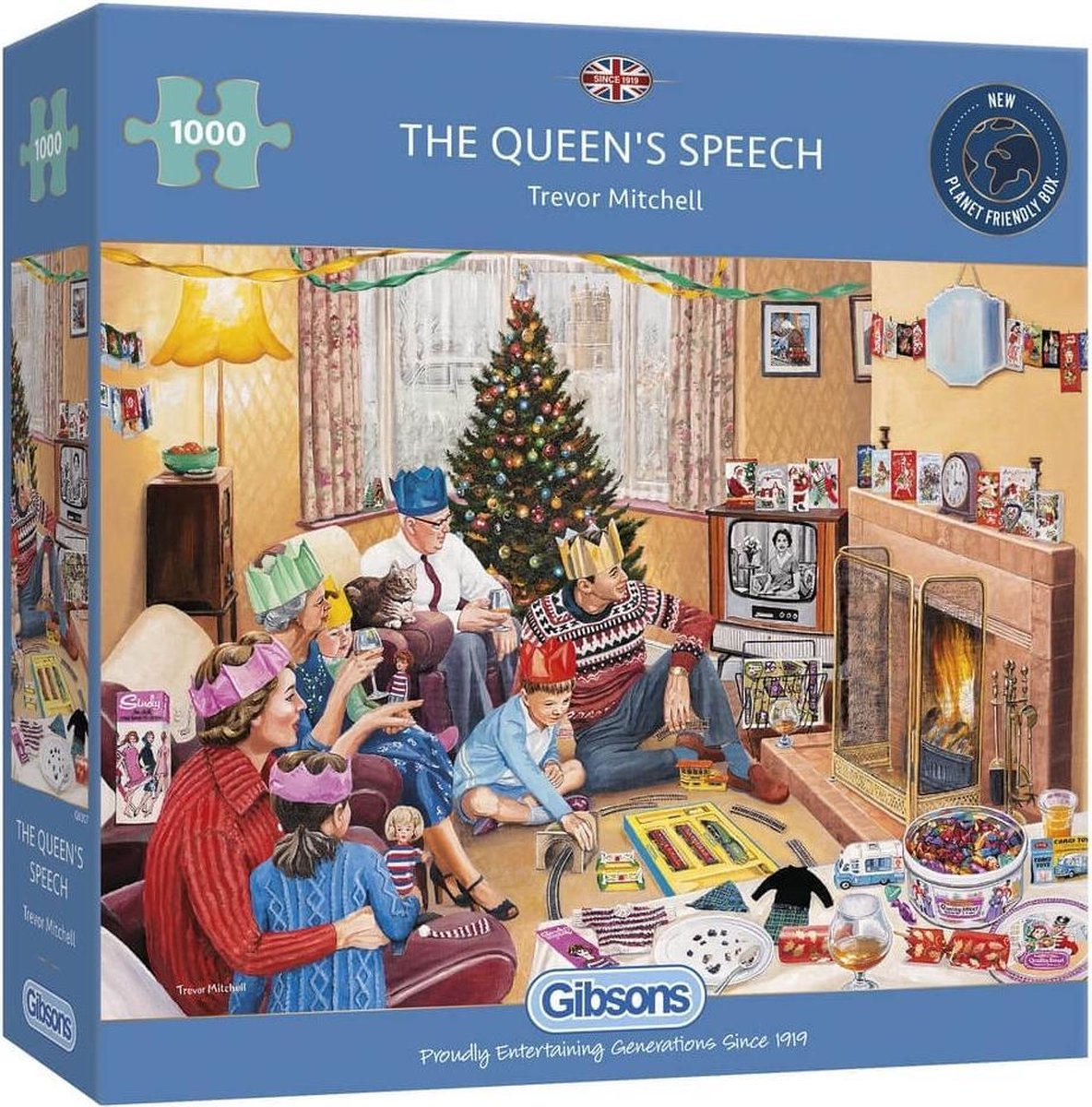 Gibsons puzzel The Queen's Speech - 1000 stukjes
