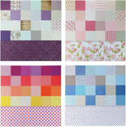 Papierblokken set / 4 Blokken x 24 vellen met 2x24 Favorites Designs / 30