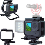 MOJOGEAR Frame voor GoPro Hero 9 met 2 Cold Shoe Mounts