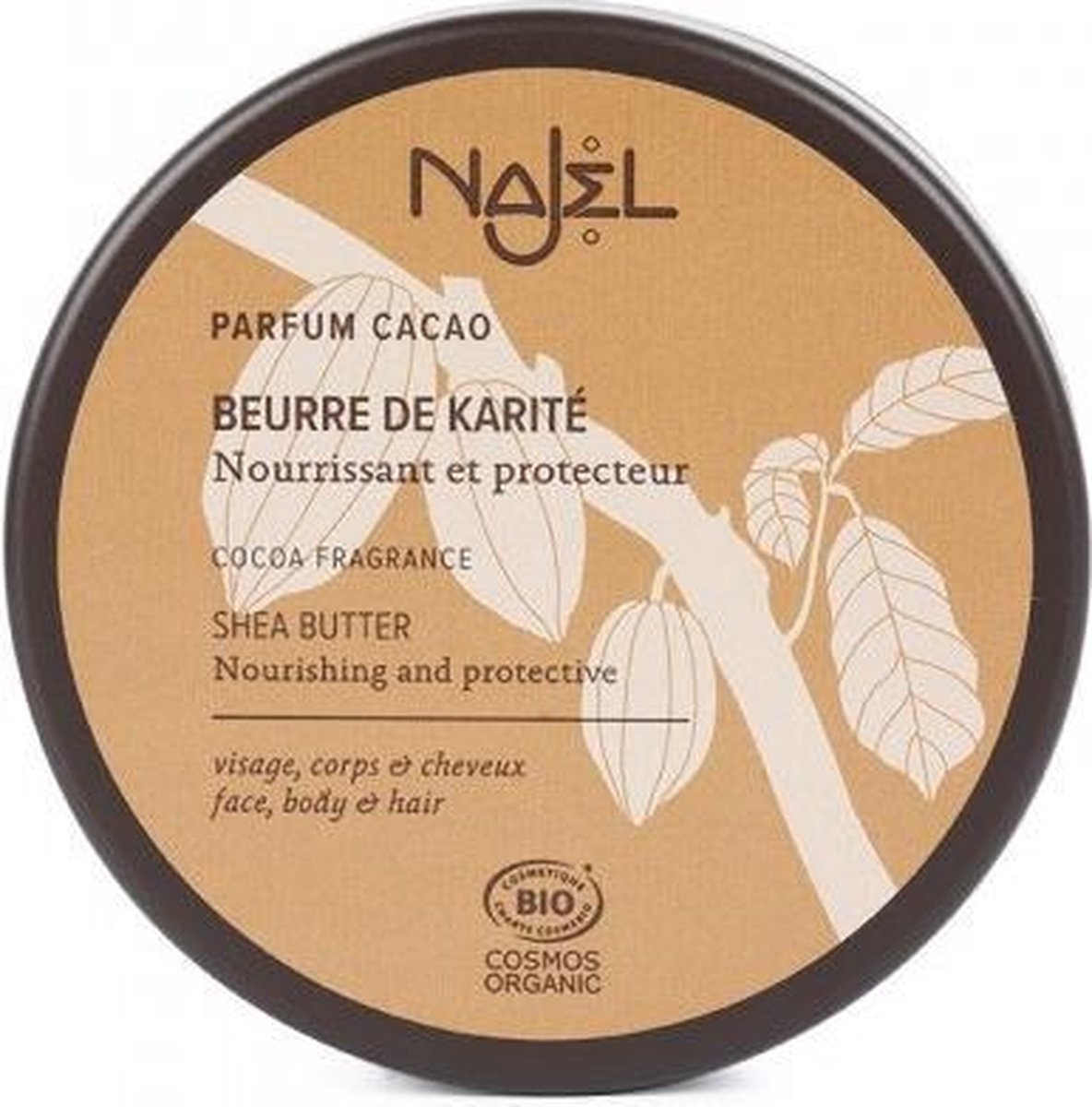 Biologische SheaButter met cacao - 100GR