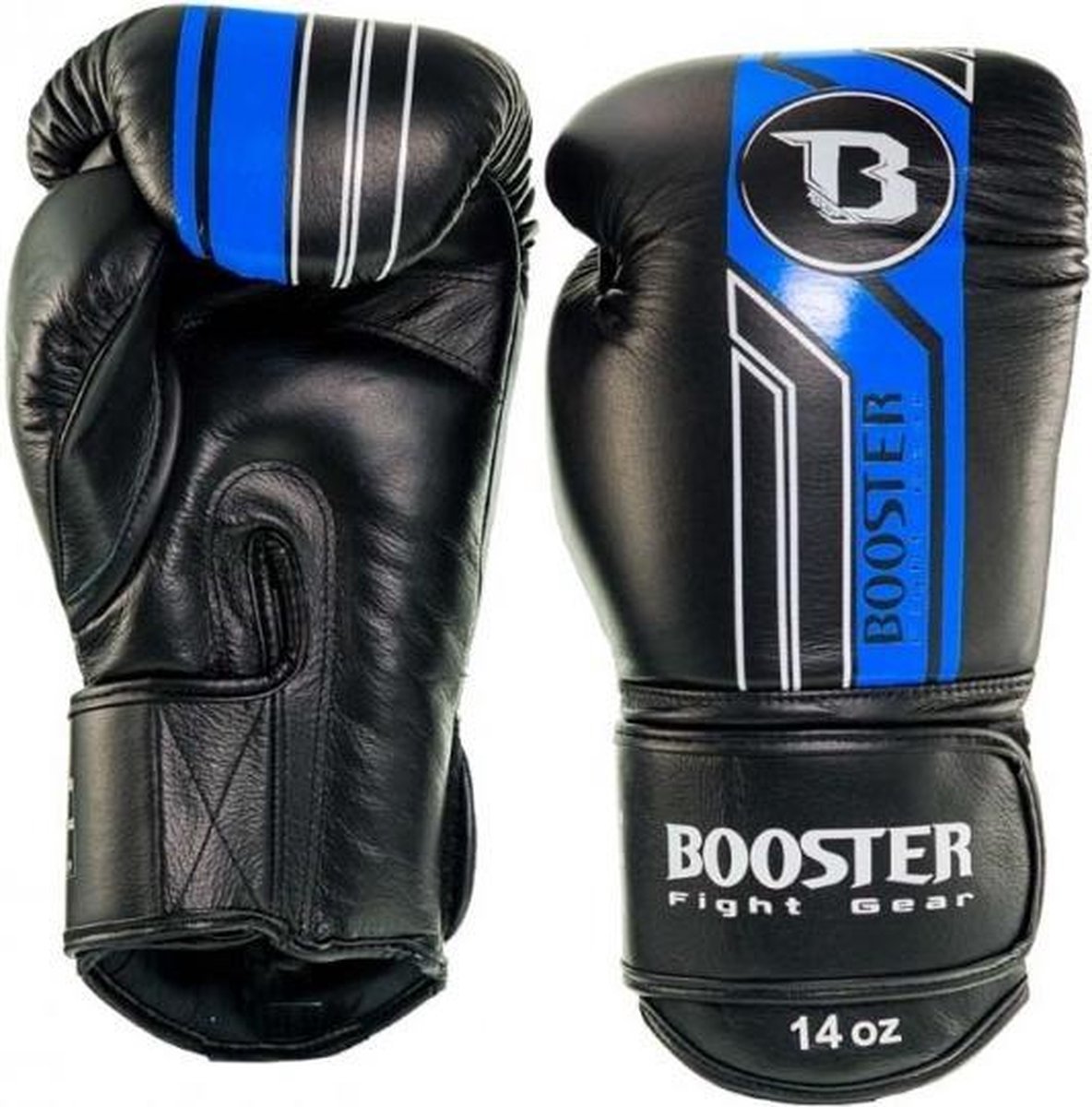 Booster Fightgear - bokshandschoenen - BGL V9 - Zwart/Blauw - 16oz