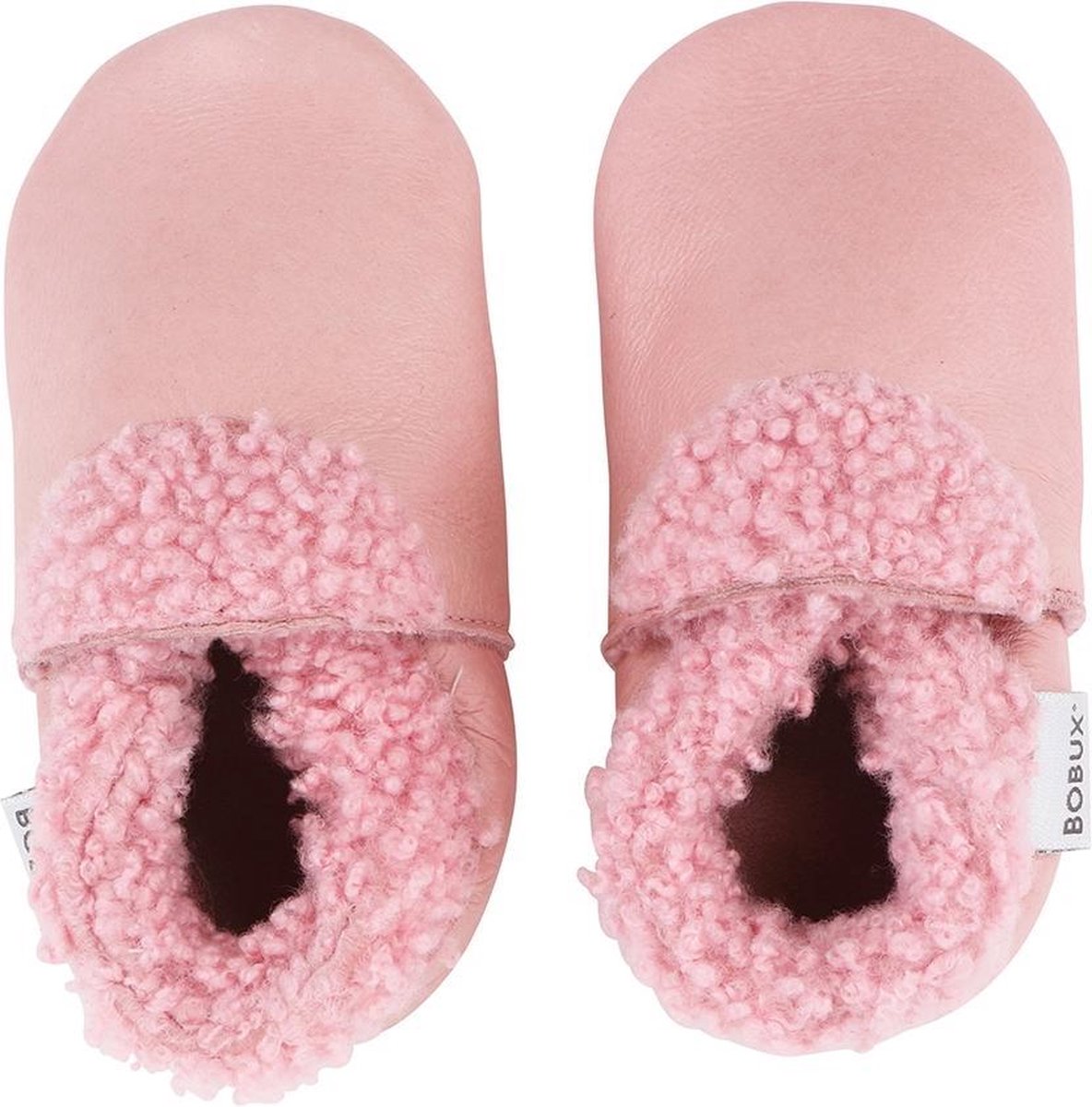 Bobux babyslofjes slinks pale pink