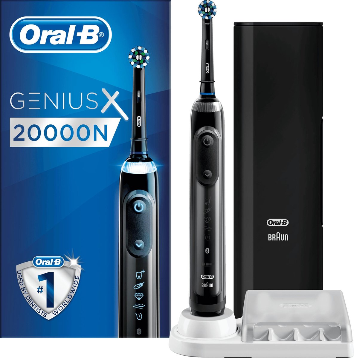 Oral-B Genius X 20000N -  Elektrische Tandenborstel - Zwart