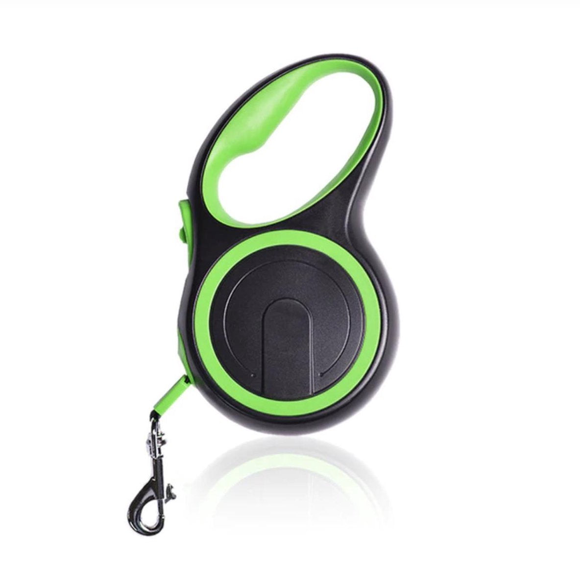WiseGoods - Hondenriem voor Halsband Hond - Intrekbare Hondenlijn 5m - Riem Hond - Nylon Collar - Groen