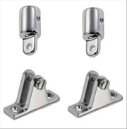 NET-235/ACC / Rechte dekplaten met schroef/rvs-Bootkap koppeling-Bimini top koppeling.