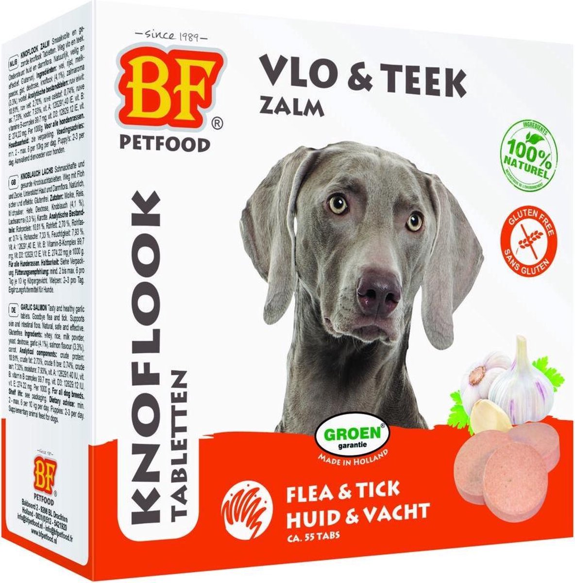16x Biofood Hondensnoepjes Anti-vlo Zalm 55 stuks