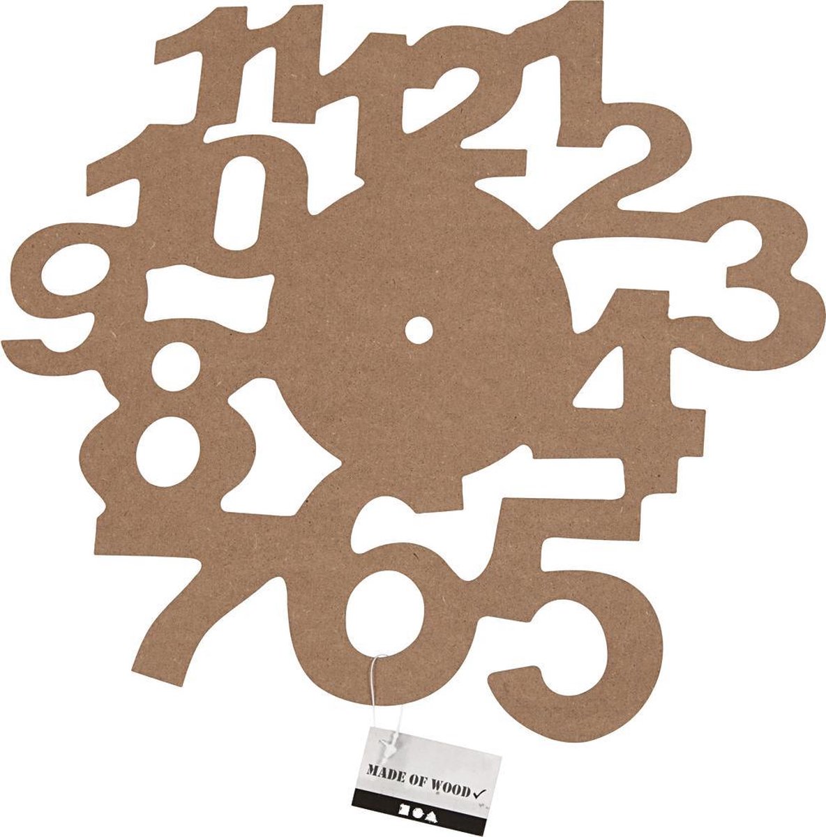 Face Dial. 30 cm. mdf. 1 pc