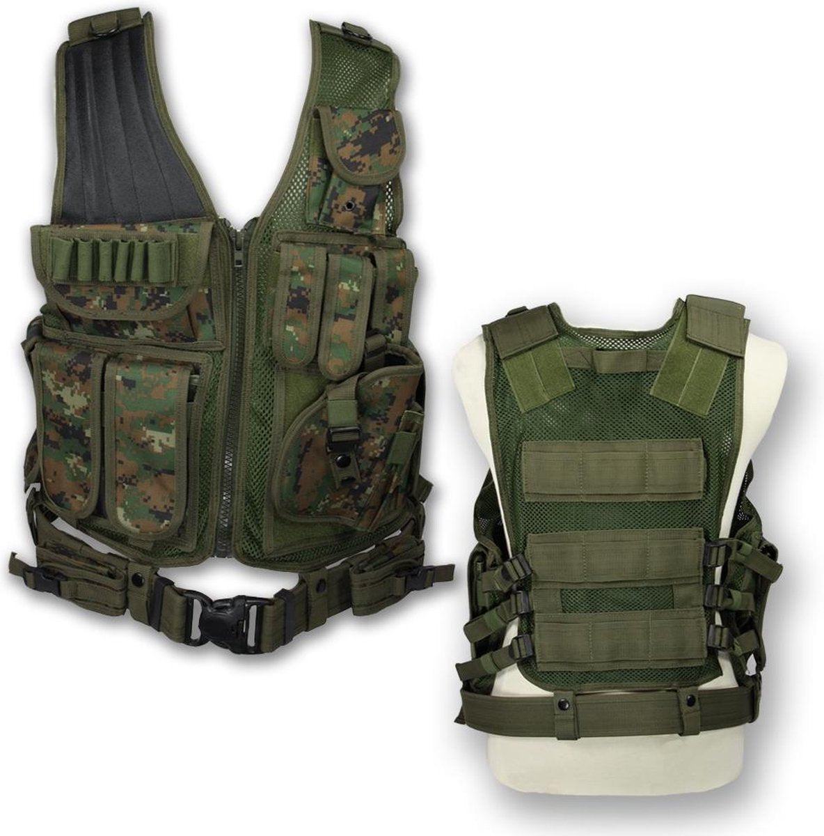 Tactical vest Predator digital WDL camo