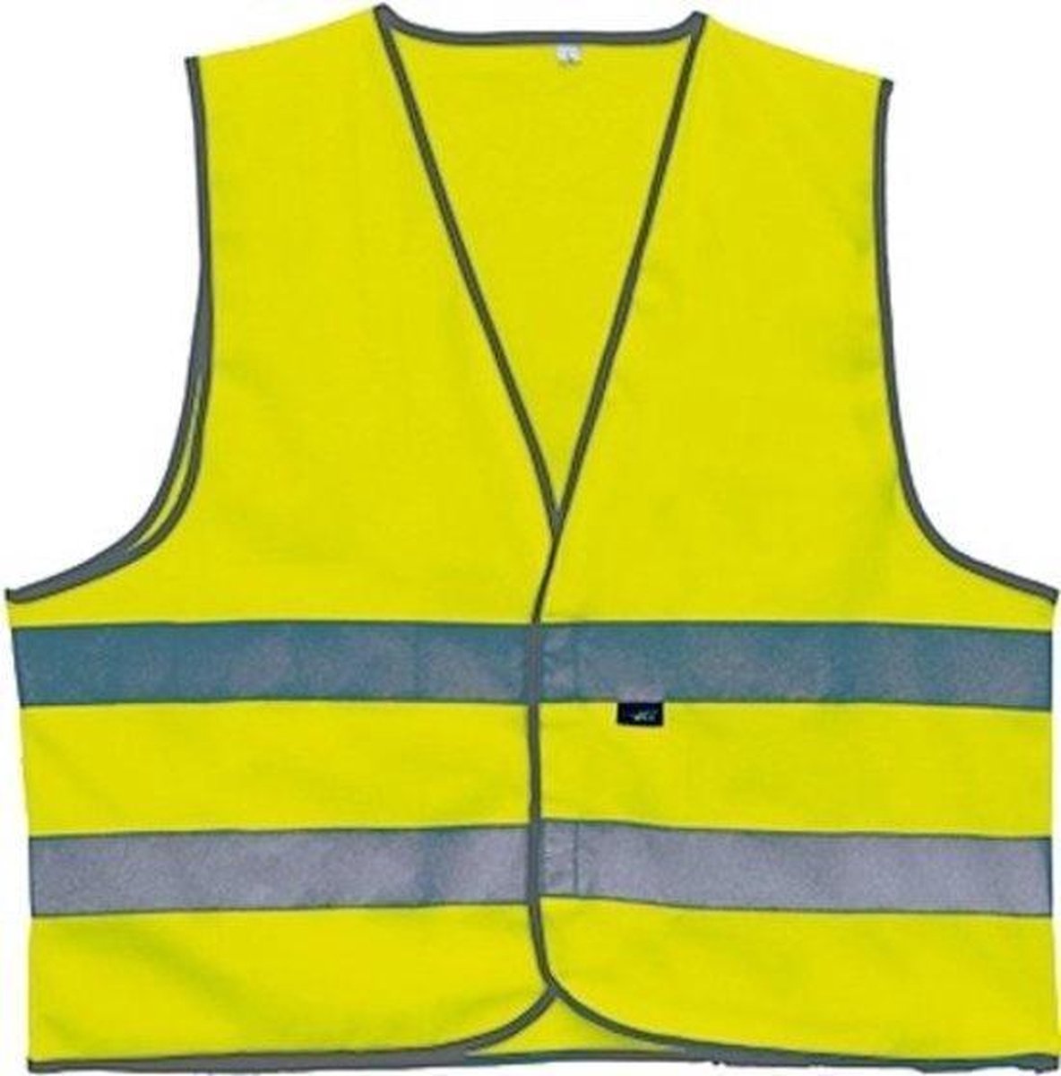 4-act Veiligheidshesje 2 Strepen Unisex Geel Maat Xl
