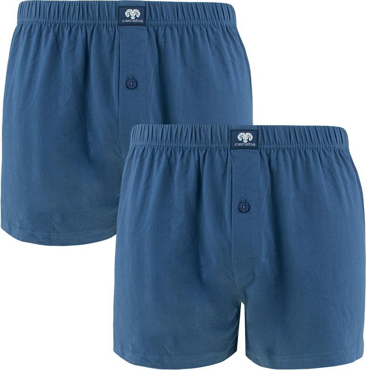 CECEBA 2P wijde boxers blauw - XL