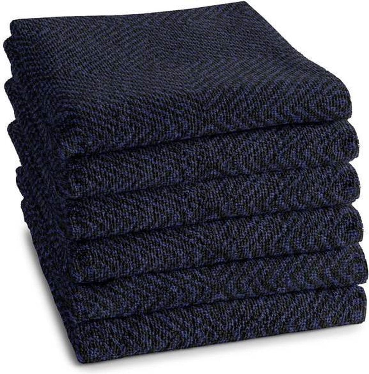 DDDDD Cisis - Keukendoek - 50x55 cm - Set van 6 - Navy